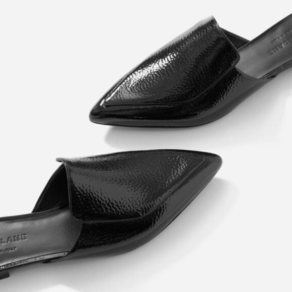 Everlane Boss Loafer Mule Black Patent Leather 
Size 6 - Picture 3 of 11